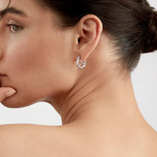 Shaun Leane Blackthorn Sterling Silver Mini Hoop Earrings