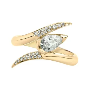 Shaun Leane Entwined 18ct Yellow Gold 0.64ct Diamond Ariana Engagement Ring