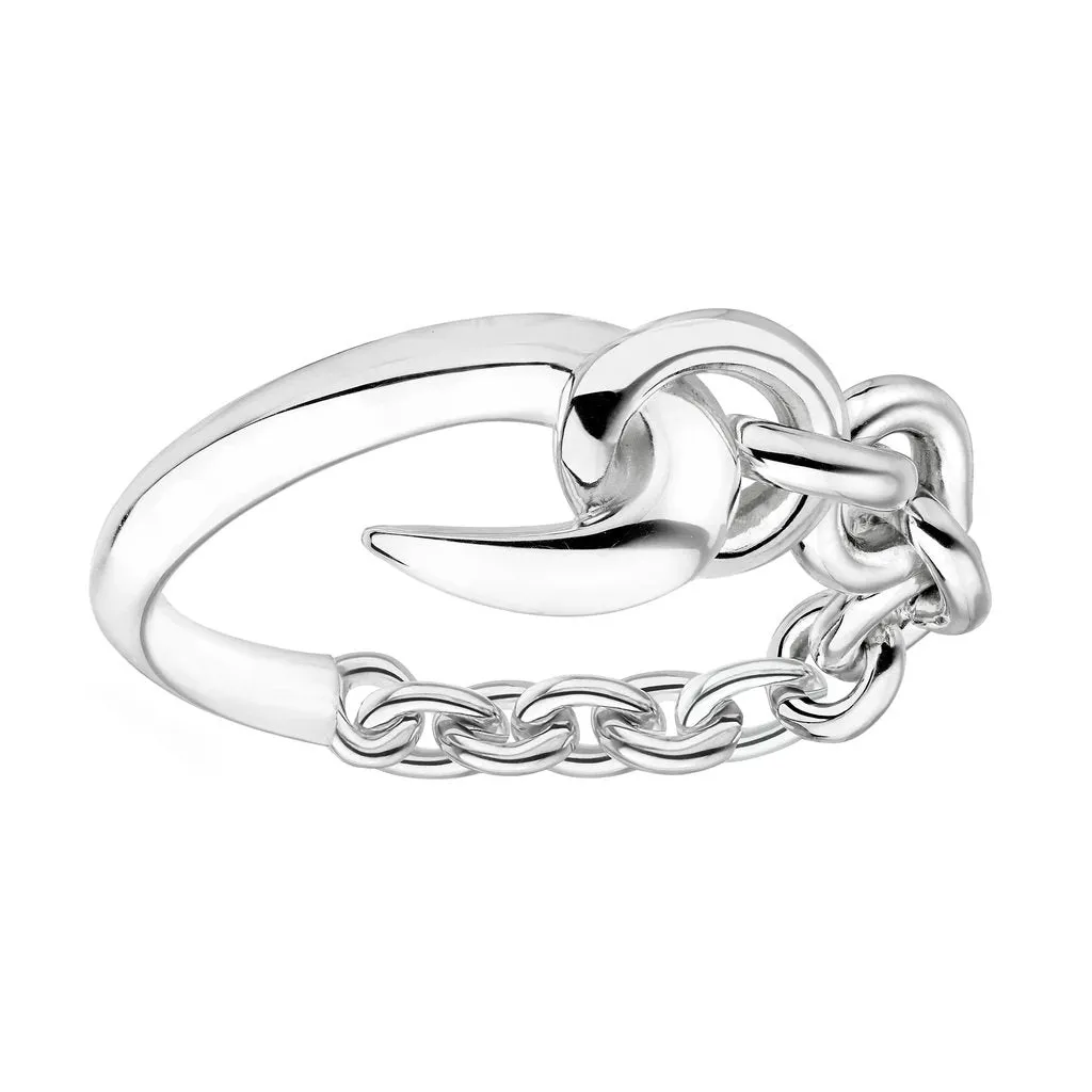 Shaun Leane Hook Sterling Silver Chain Ring