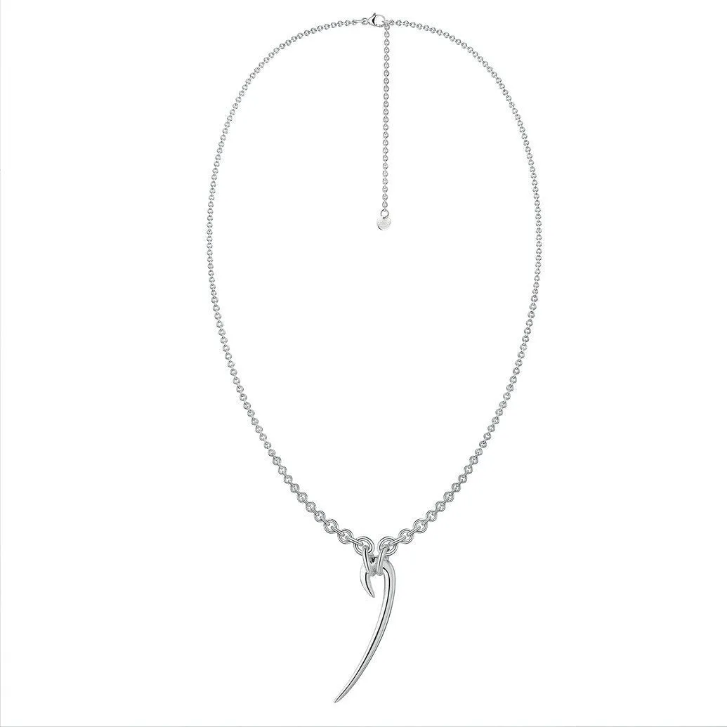 Shaun Leane Hook Sterling Silver Drop Necklace