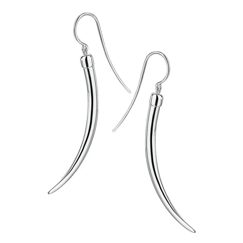Shaun Leane No. 1 Sterling Silver Medium Drop Earrings