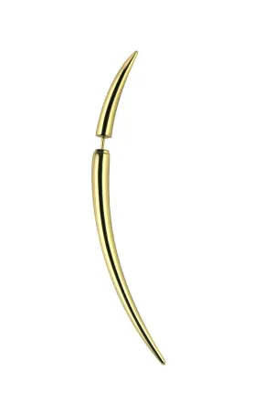 Shaun Leane Quill Single 18ct Yellow Gold Plated Sterling Silver Large Earring