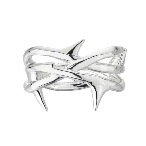 Shaun Leane Rose Thorn Sterling Silver Triple Band Ring