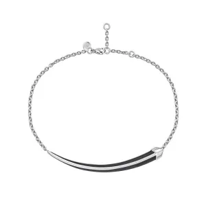 Shaun Leane Sabre Deco Sterling Silver Ceramic Chain Bracelet