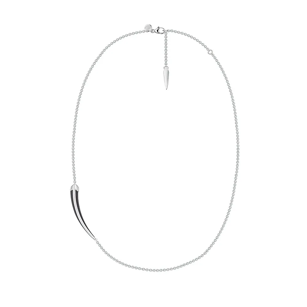 Shaun Leane Sabre Deco Sterling Silver Ceramic Small Necklace