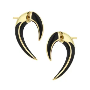 Shaun Leane Sabre Solis Talon 18ct Yellow Gold Plated Sterling Silver Ceramic Earrings