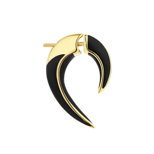 Shaun Leane Sabre Solis Talon 18ct Yellow Gold Plated Sterling Silver Ceramic Earrings