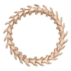 Shaun Leane Serpent Trace 18ct Rose Gold Plated Sterling Silver Wide Bracelet D