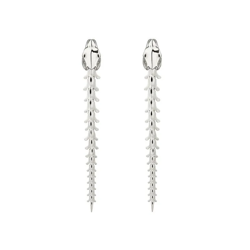 Shaun Leane Serpent Trace Sterling Silver Drop Earrings