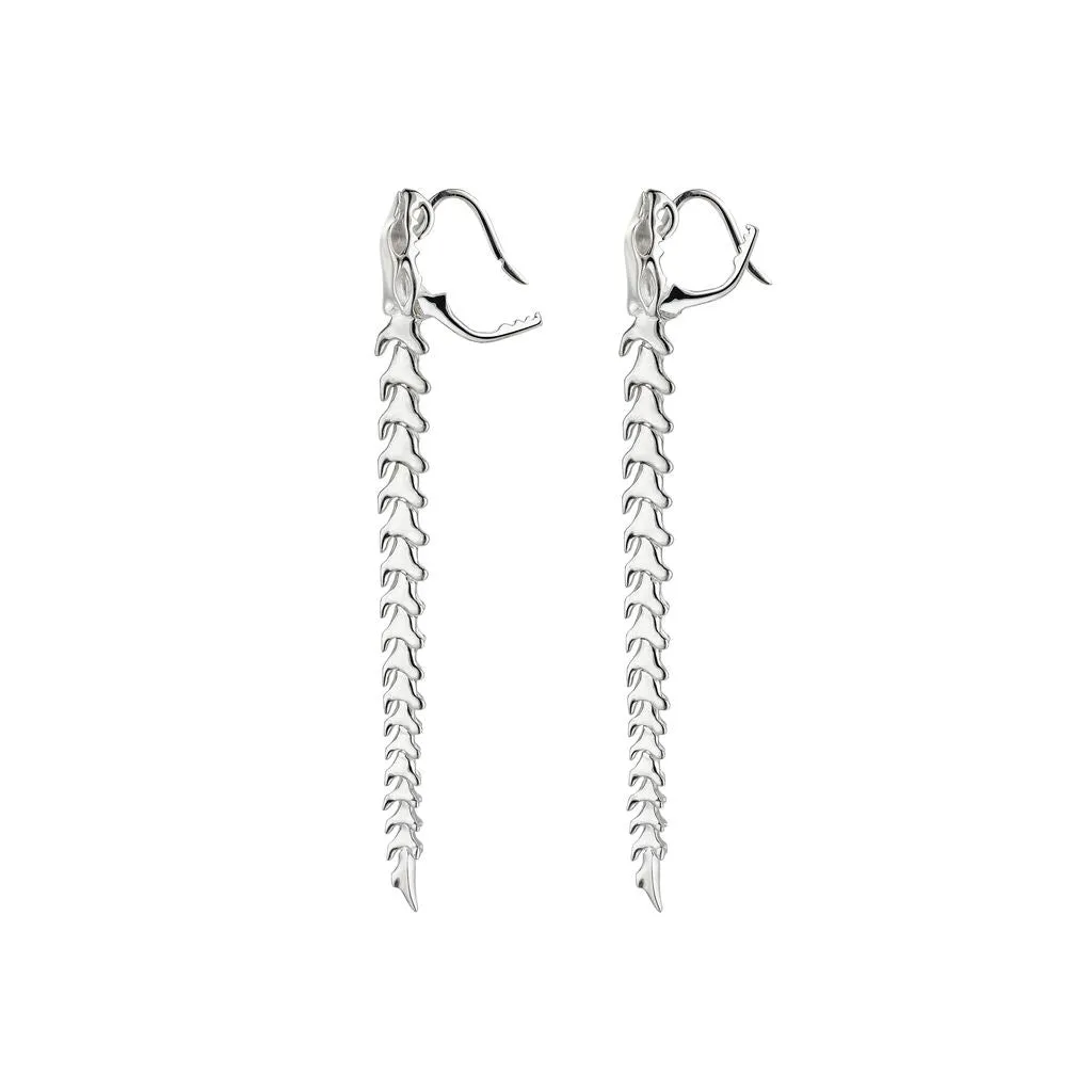Shaun Leane Serpent Trace Sterling Silver Drop Earrings