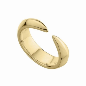 Shaun Leane 18ct Yellow Gold Plated Sterling Silver Arc Ring