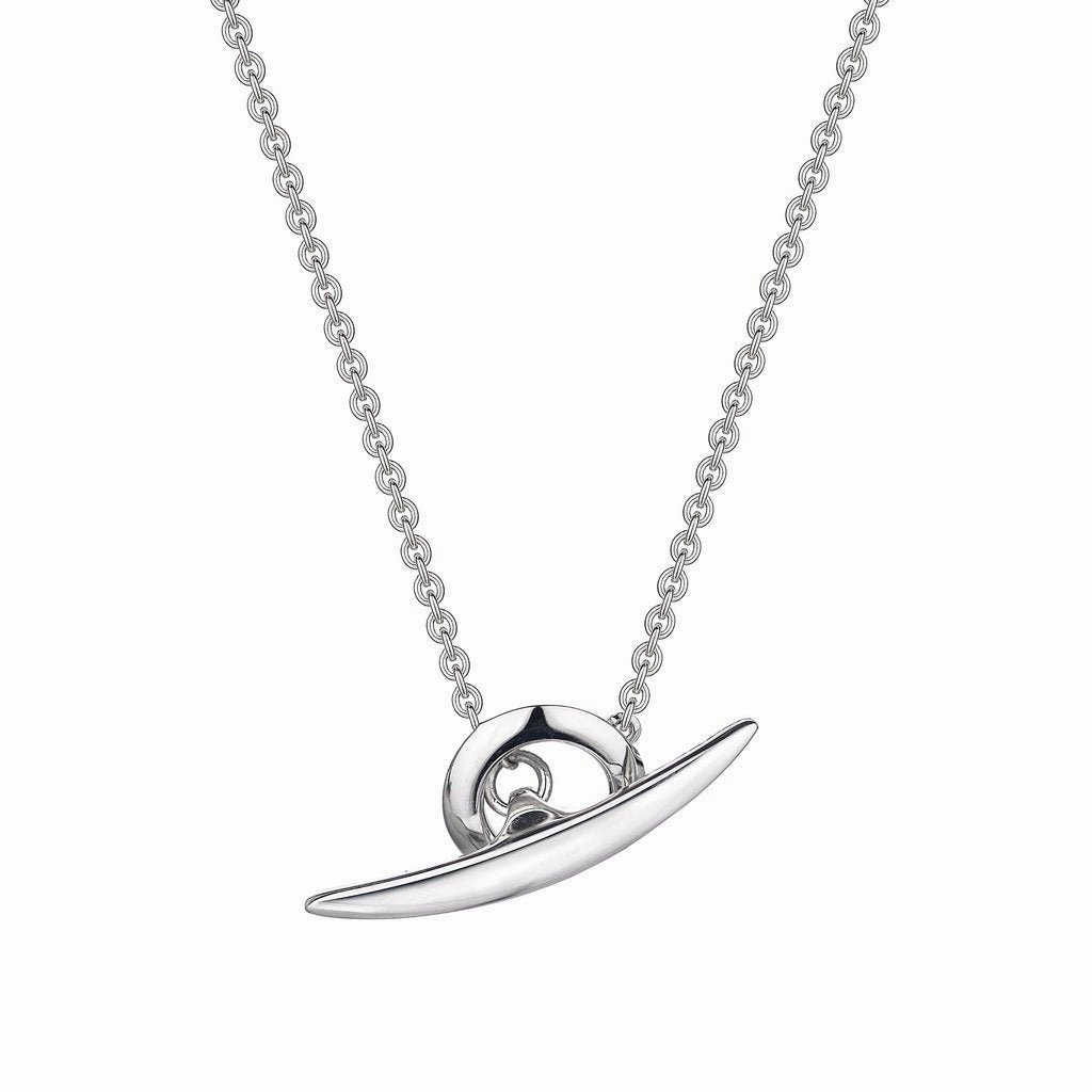 Shaun Leane Arc Sterling Silver T-Bar Necklace