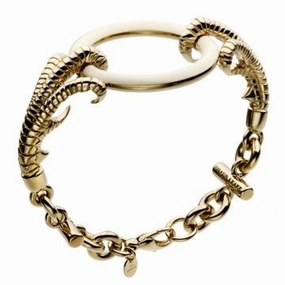 Shaun Leane Bracelet Enameled Claw Bracelet Gold Plated