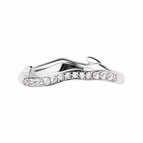 Shaun Leane Cherry Blossom Sterling Silver Diamond Branch Ring