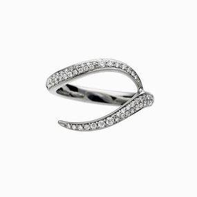 Shaun Leane Entwined 18ct White Gold 0.75ct Diamond Ariana Wedding Ring