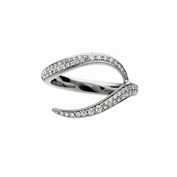 Shaun Leane Entwined 18ct White Gold 0.75ct Diamond Ariana Wedding Ring