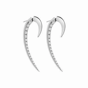 Shaun Leane Hook 18ct White Gold 0.82ct Diamond Earrings