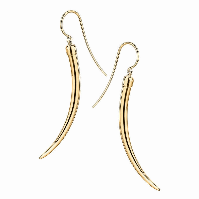 Shaun Leane No. 1 18ct Yellow Gold Plated Sterling Silver Medium Drop Earrings