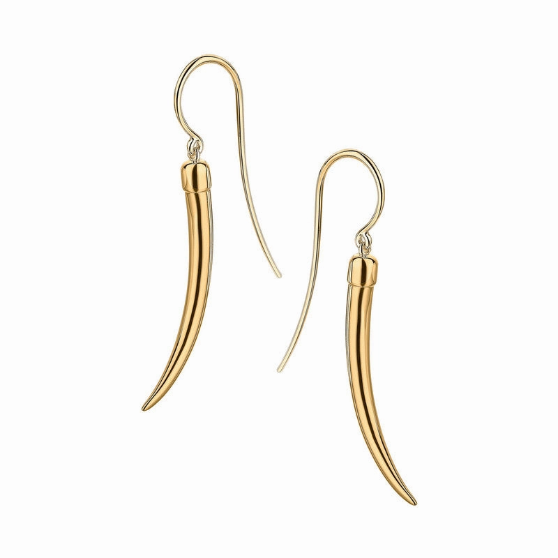 Shaun Leane No. 1 18ct Yellow Gold Plated Sterling Silver Small Drop Earrings