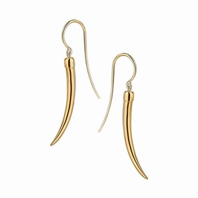 Shaun Leane No. 1 18ct Yellow Gold Plated Sterling Silver Small Drop Earrings
