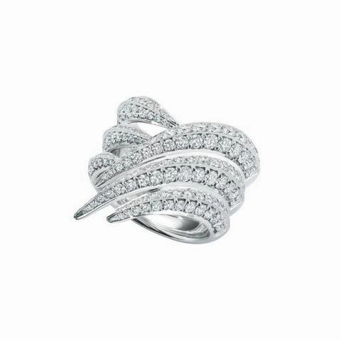 Shaun Leane Sabre 18ct White Gold 2.96ct Diamond Triple Ring