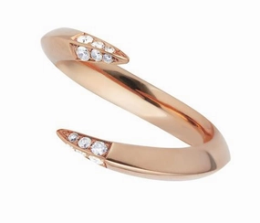 Shaun Leane Sabre Rose Gold Vermeil Diamond Open Ring