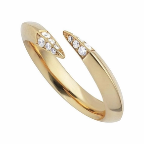 Shaun Leane Sabre Yellow Gold Vermeil Diamond Wrap Ring