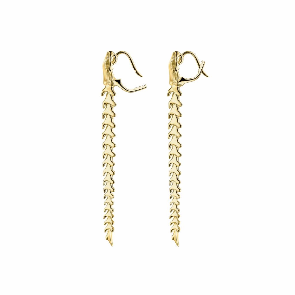 Shaun Leane Serpent Trace 18ct Yellow Gold Plated Sterling Silver Drop Earrings