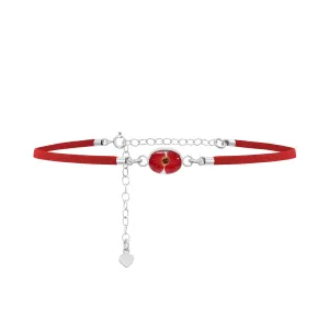 Shrieking Violet Sterling Silver Poppy Oval Choker Necklace