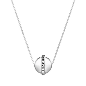 Shrovetide Sterling Silver Engraved Royal Shrovetide Football Necklace D