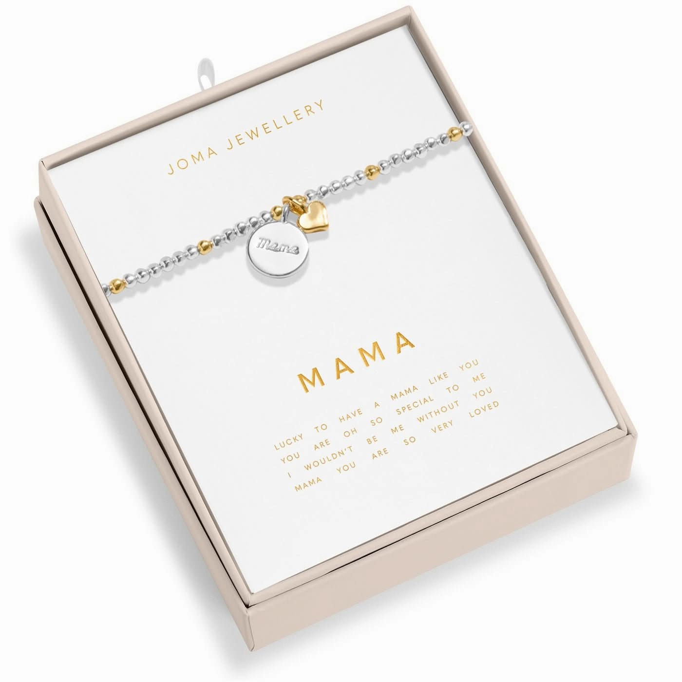 So Loved Mama Silver & Gold Plated Bracelet 8701