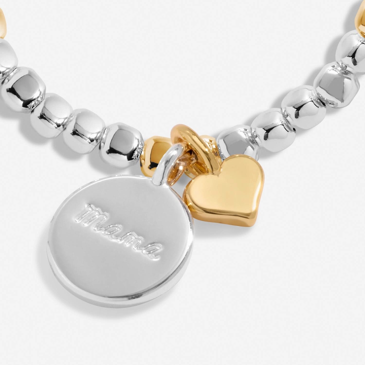 So Loved Mama Silver & Gold Plated Bracelet 8701