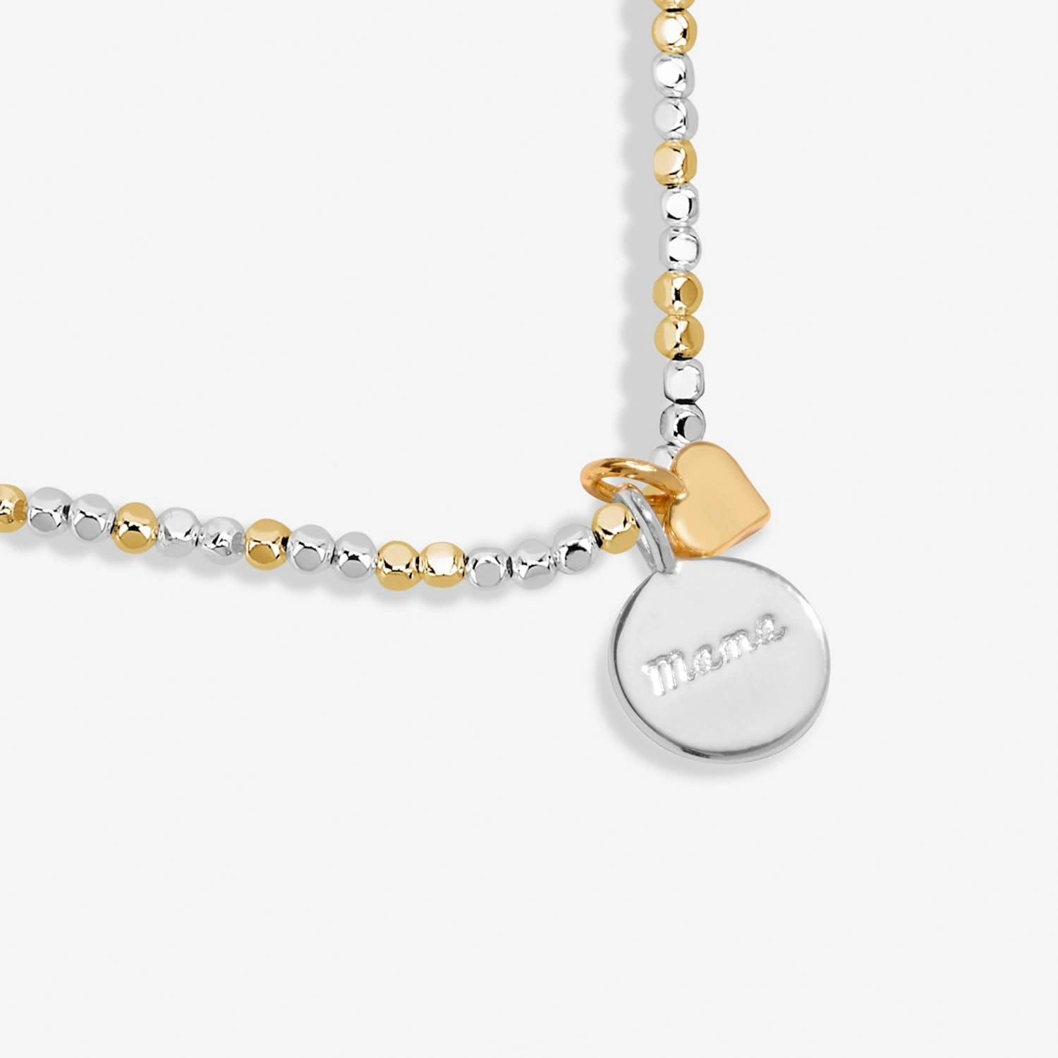 So Loved Mama Silver & Gold Plated Necklace 8704