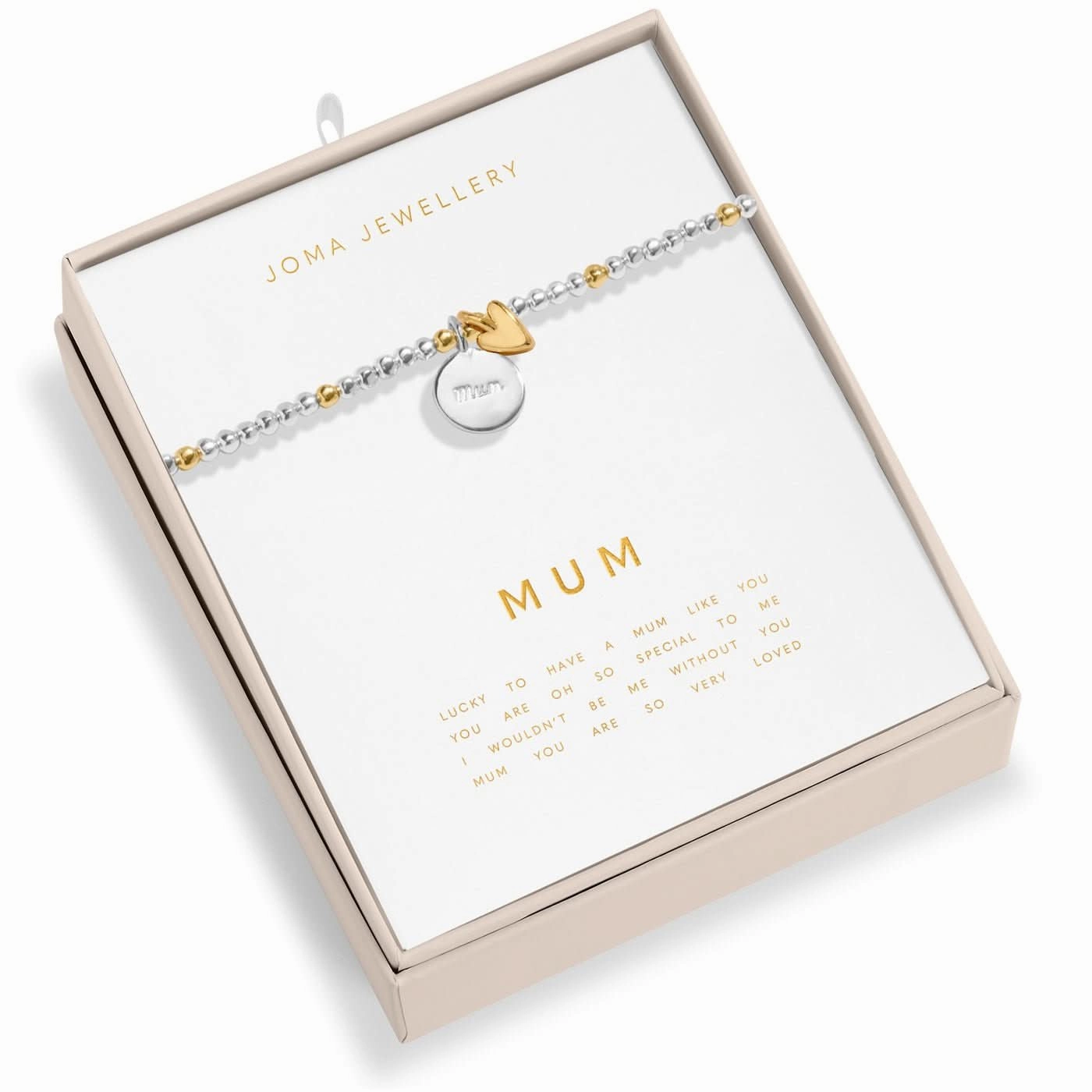 So Loved Mum Silver & Gold Plated Bracelet 8699