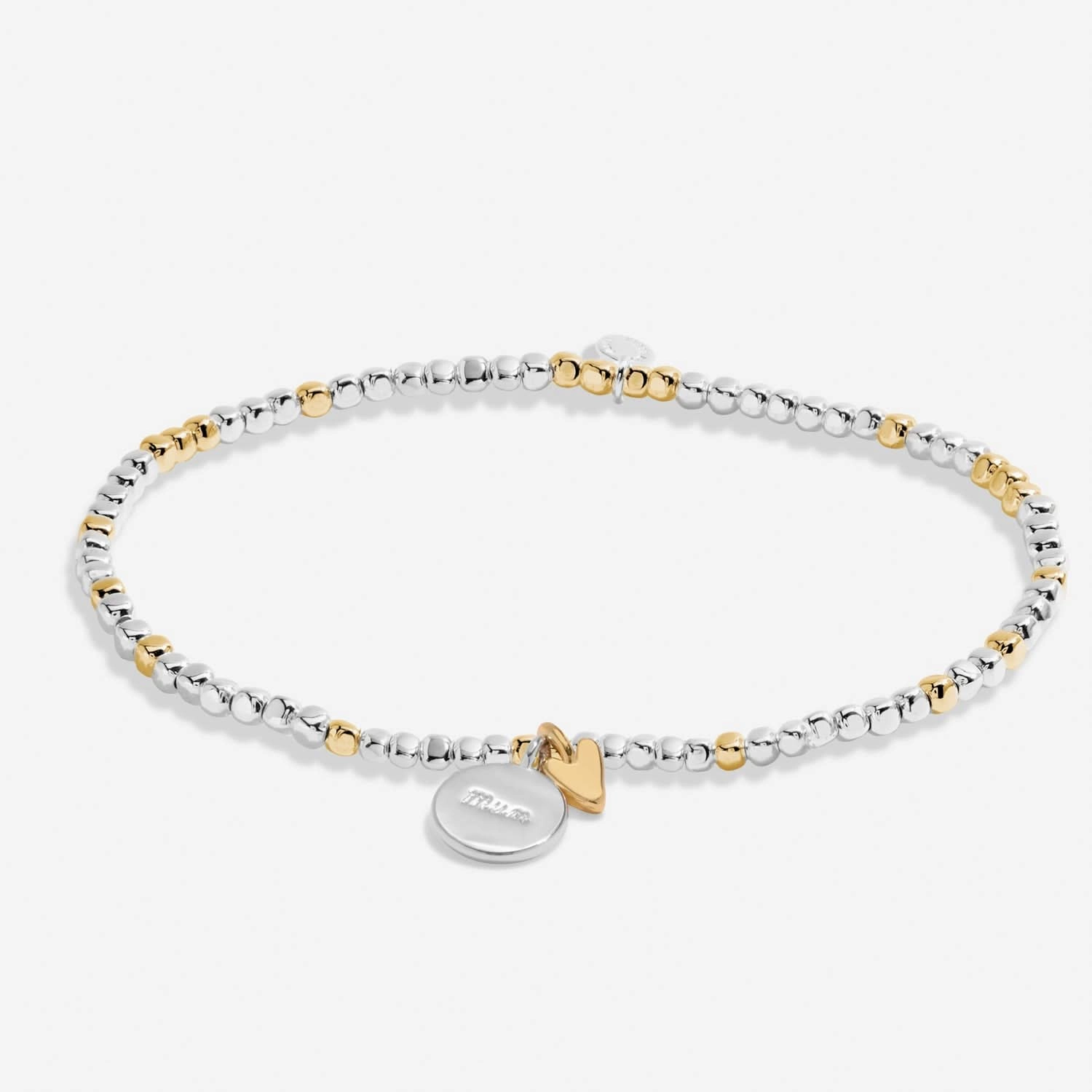 So Loved Mum Silver & Gold Plated Bracelet 8699