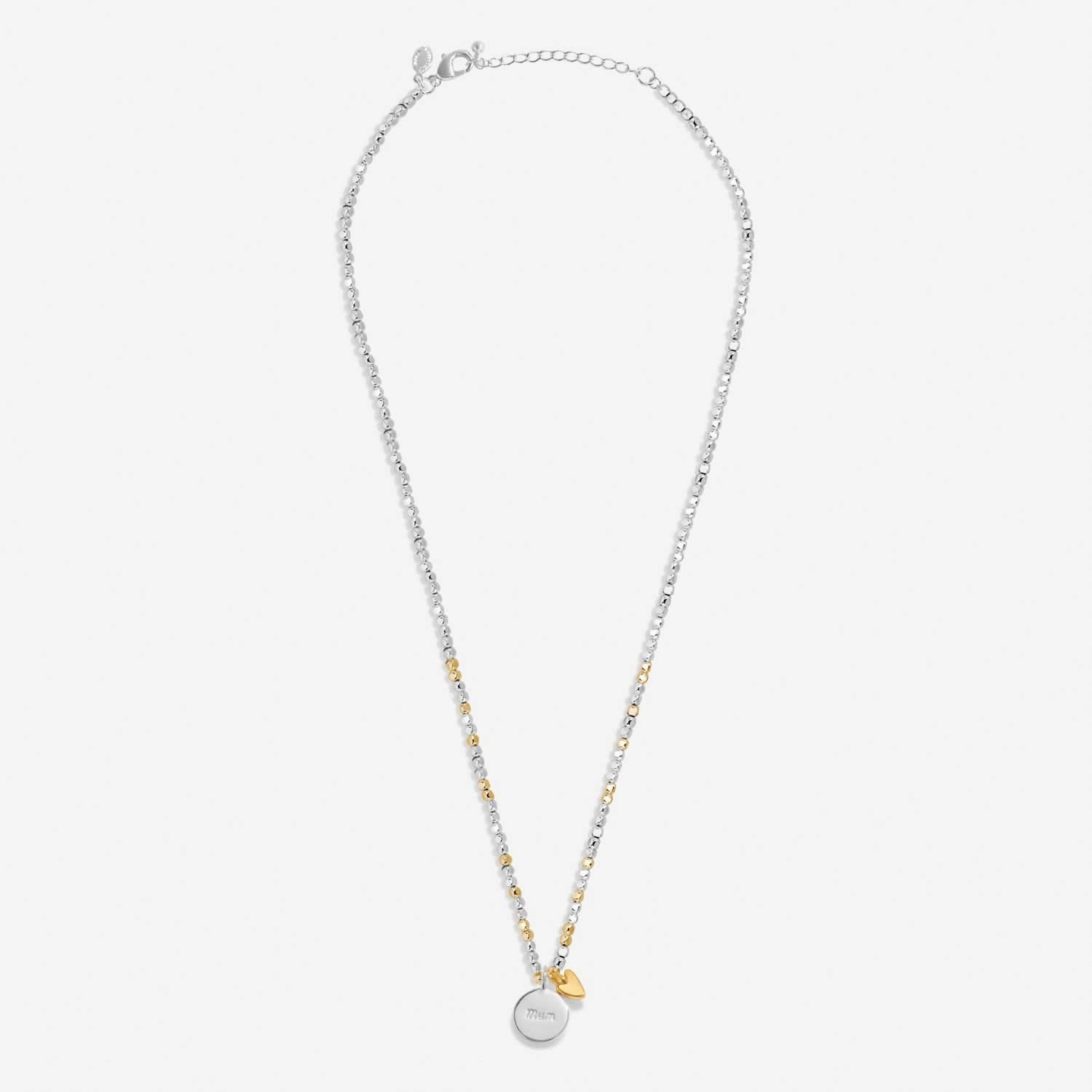 So Loved Mum Silver & Gold Plated Necklace 8702