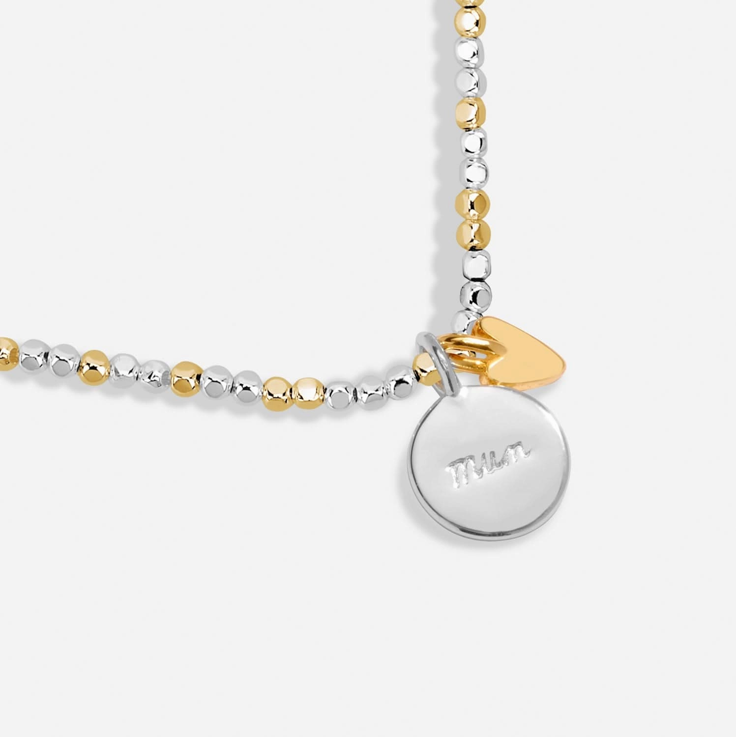 So Loved Mum Silver & Gold Plated Necklace 8702