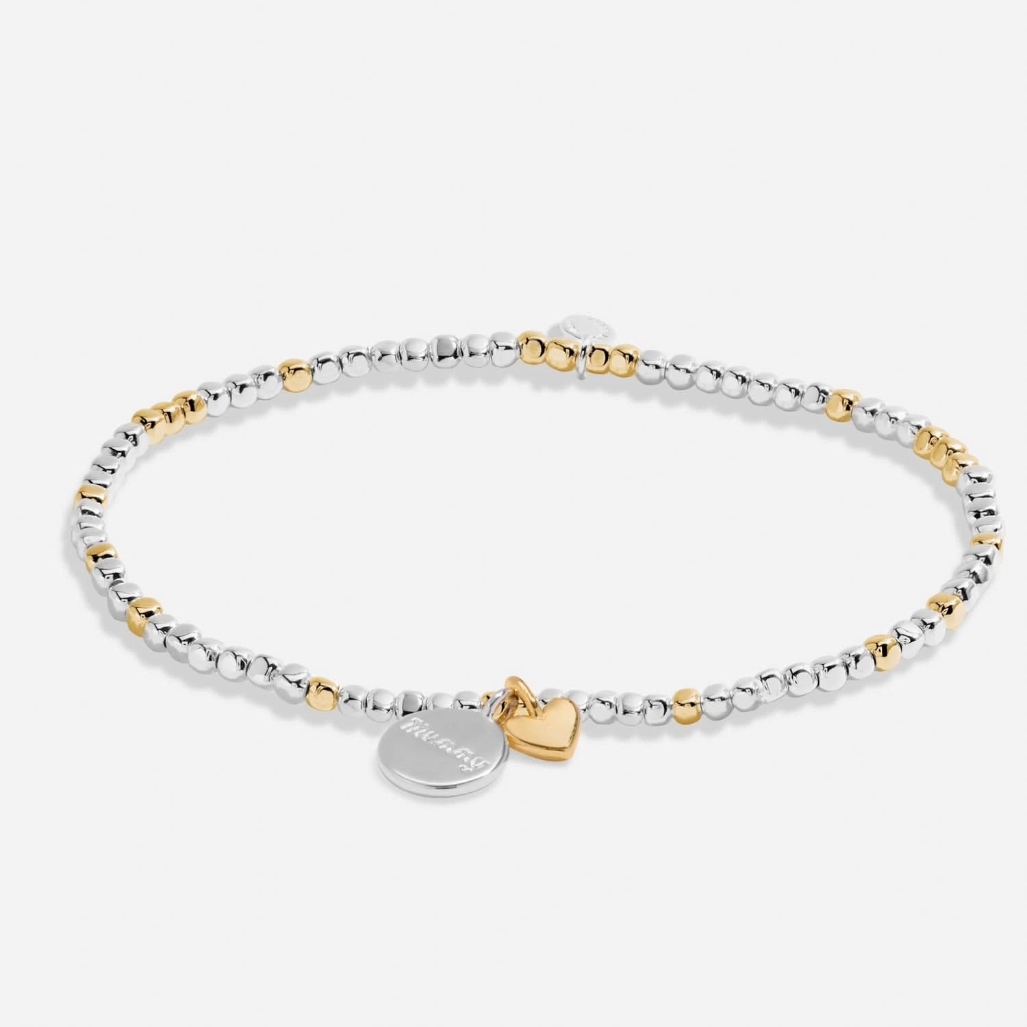 So Loved Mummy Silver & Gold Plated Bracelet 8700