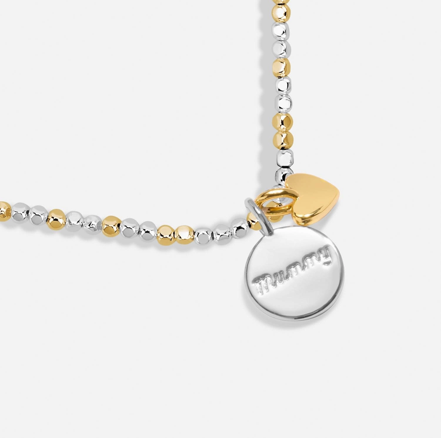 So Loved Mummy Silver & Gold Plated Necklace 8703