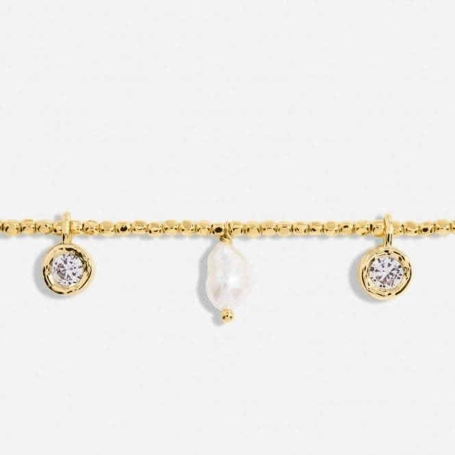 Solaria Baroque Pearl Gold Plated 17.5cm Bracelet 7159