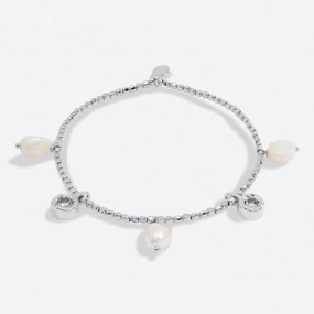 Solaria Baroque Pearl Silver Plated 17.5cm Bracelet 7149