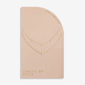 Stacks Of Style Gold Organic Shape Gold 45Cm 40cm   5cm Necklace 6341
