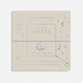 Star Sign A Little Pisces Silver Plated Bracelet 7443