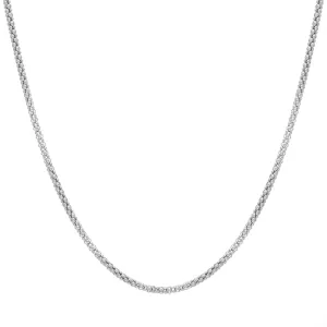 Sterling Silver 18 Inch Tube Chain With Extender