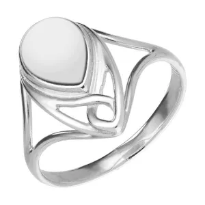 Sterling Silver Bauxite Pear Shaped Celtic Ring