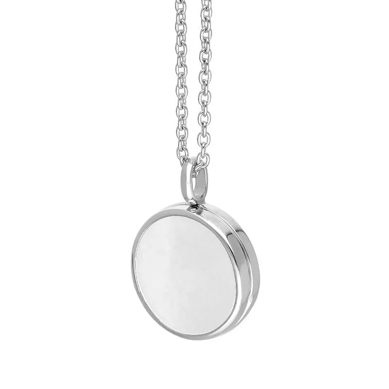 Sterling Silver Bauxite Small Round Locket