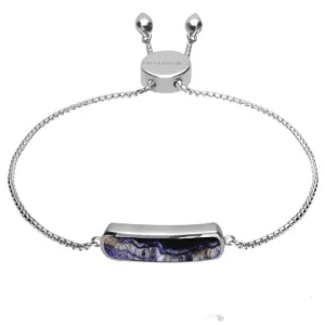 Sterling Silver Blue John Lineaire Petite Bracelet