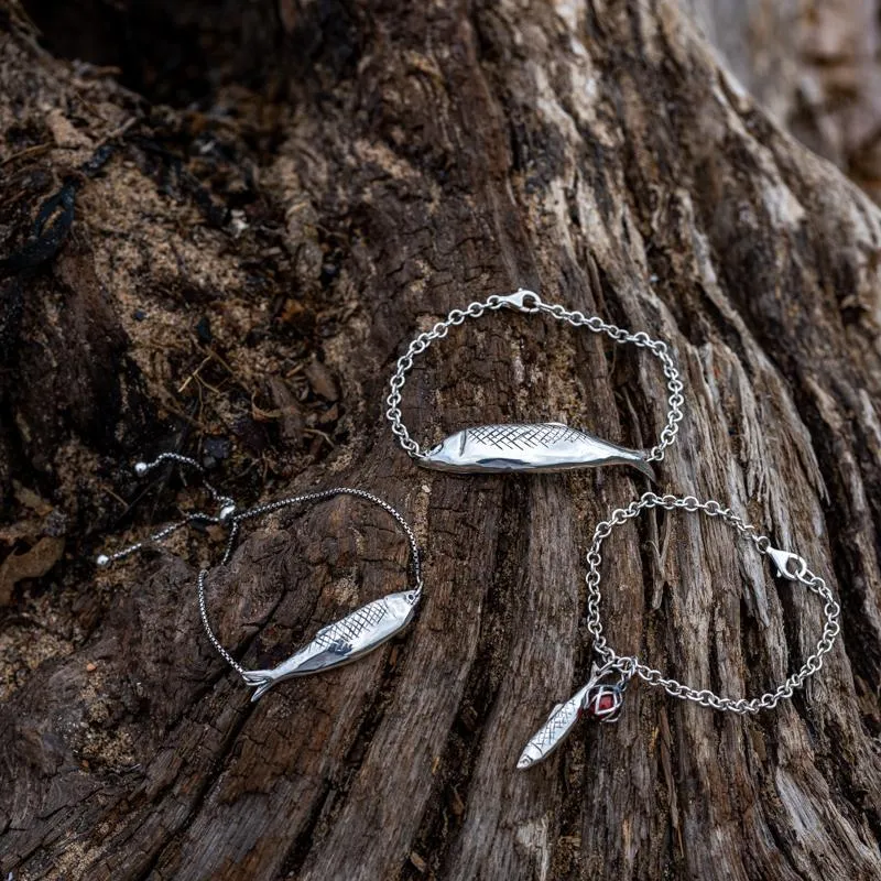 Sterling Silver Emma Stothard Silver Darling Adjustable Bracelet