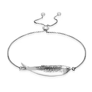 Sterling Silver Emma Stothard Silver Darling Adjustable Bracelet