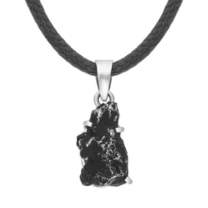 Sterling Silver Meteorite Unique Necklace D